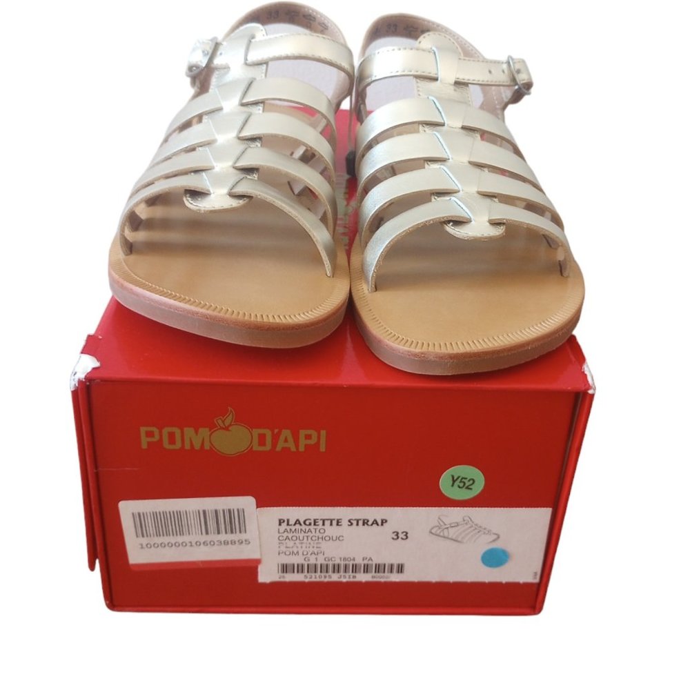POM D’API- Plagette strap sandals- Size 33EU/2US-NIB
